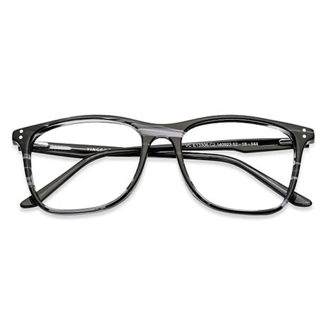 Buy Black Blue Transparent Full Rim Square Vincent Chase Classic ...