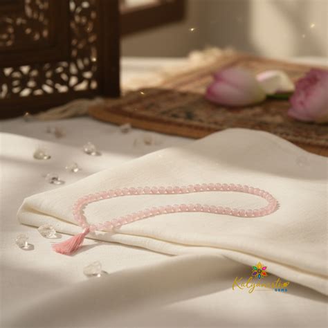 Rose Quartz Gemstone Mala Rosary – Kalyanastrogems