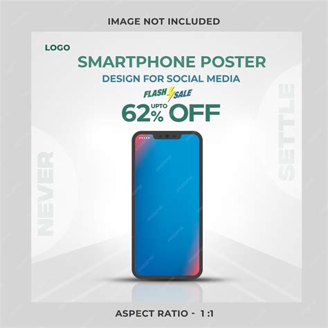 Smartphone poster design | Premium PSD
