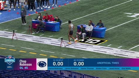 Skyler Bell runs official 4.40-second 40-yard dash at 2026 combine Vector Art