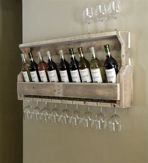 Wine Rack, Reclaimed Pallet Wood, Pallet Wine Rack, Unique Wine Rack ...