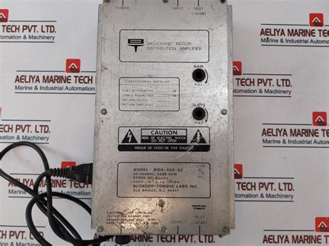 Blonder-tongue Bida-450-30 Distribution Amplifier – Aeliya Marine Tech