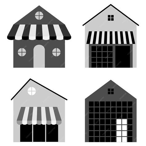 Shop Building Vector 的图像结果