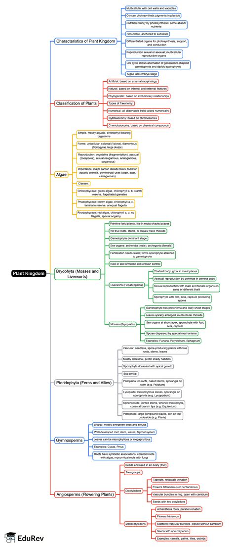 Plant Kingdom Mind Map - UPSC Lucent For GK PDF Download