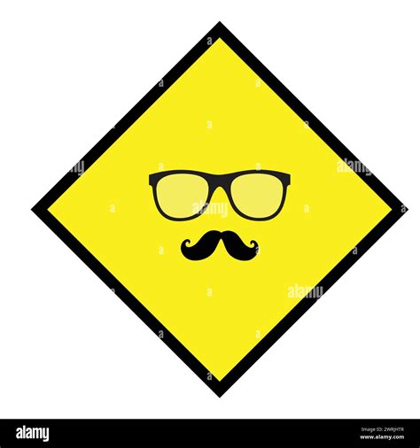 Mustache glasses sign hi-res stock photography and images - Alamy