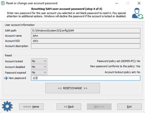 Reset Local User Password 的图像结果