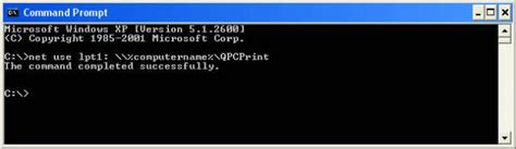 Image result for Net Use LPT1 Command