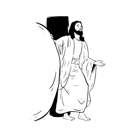 Jesus is Risen | Easter Morning Resurrection Graphic Art | Black and White Instant Digital ...