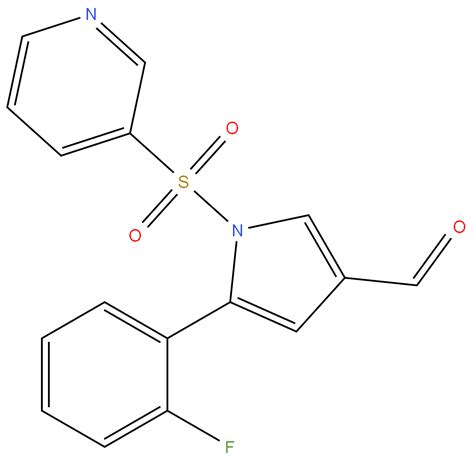 881677-11-8 5-(2-Fluorophenyl)-1-[(pyridin-3-yl)sulfonyl]-1H-pyrrole-3 ...