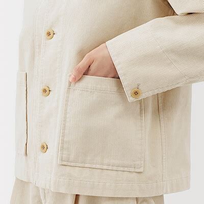 W's Kapok blend Corduroy jacket(OS) | MUJI