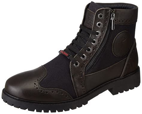 Royal Enfield Military Vibe Boots Black Shoes-UK 7 (RLCSOA220250 ...