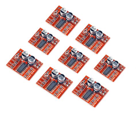 INVENTO 8PCS 2 Channel L298N MINI DC Stepper Motor Drive Module Board ...