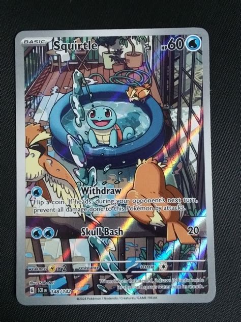 Squirtle 2024 Scarlet & Violet: Stellar Crown #148/142 Illustration Rare Price Guide - Sports ...
