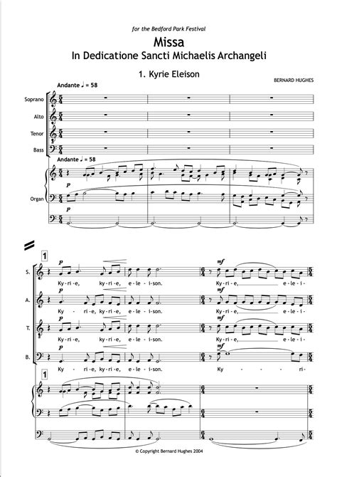 Sacred Choral — Bernard Hughes