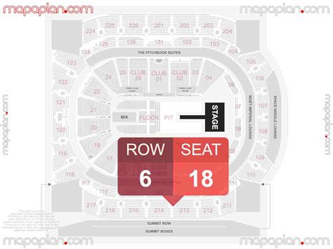 Seattle Climate Pledge Arena detailed interactive seating chart with ...