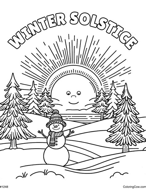 Winter Hat Coloring Page
