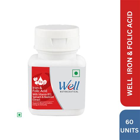 Modicare Well Iron & Folic Acid (60 Units) – Anikmart