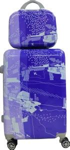 POLO CLASS Poly Carbonate Purple Trolley bag 24" With Vanity Cabin ...