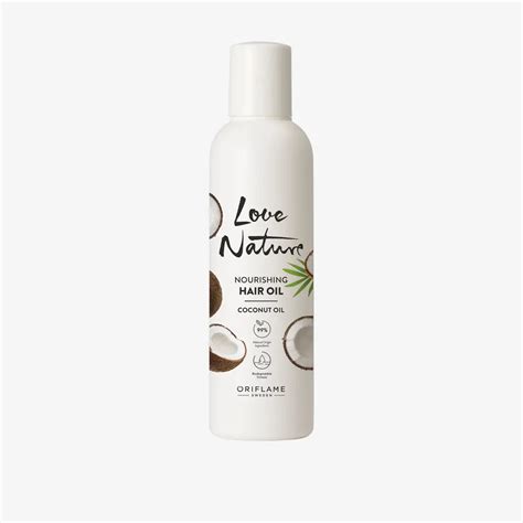 Oriflame Love Nature Nourishing Hair Oil | Pure Coconut Oil for Strong ...