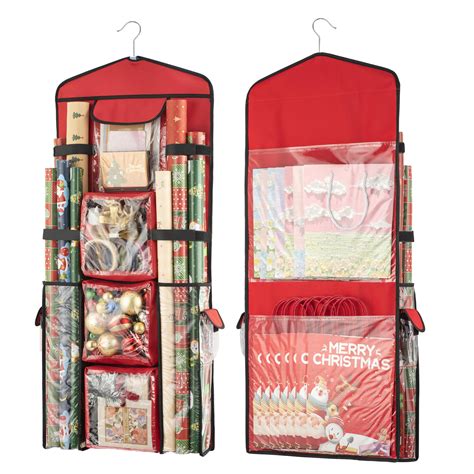 Amazon.com: EXLIFBAG Wrapping Paper Storage, Gift Wrap Organizer Holder ...