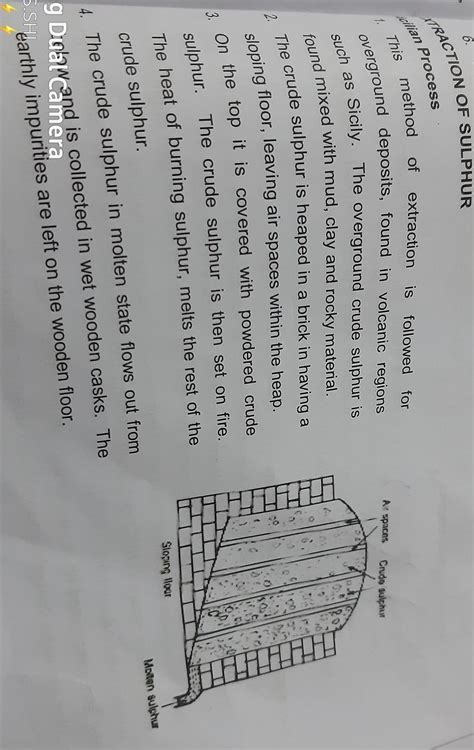what is sicilian process of sulphur extraction - Brainly.in