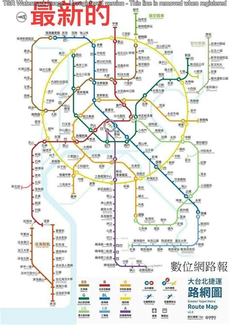 台北捷運圖2020 - 最新捷運路線圖🚇 - 玩轉台灣