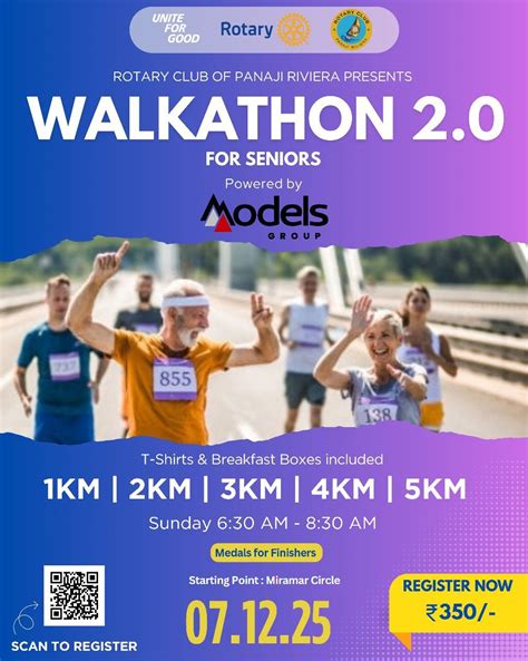 Walkathon 2.0 for Seniors, Miramar Circle, Panjim, 7 December 2025 ...