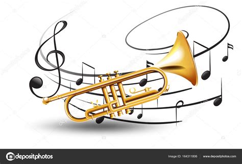 Clip Art Trumpet Notes
