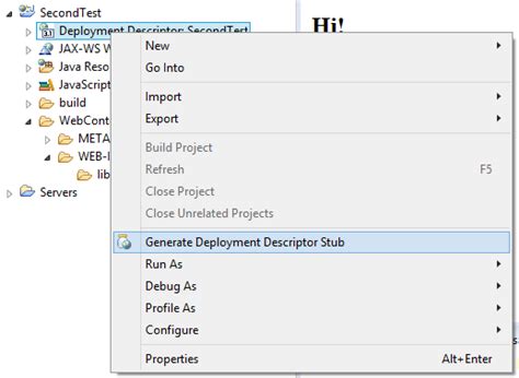 How to Create Web.xml File in Eclipse 的图像结果