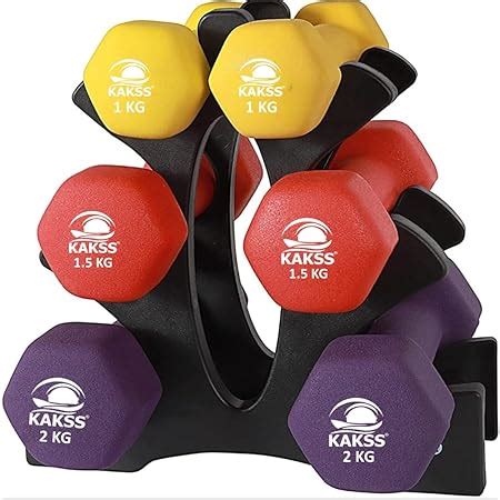 Buy KAKSS Neoprene Dumbbells Sets For Gym Exercise (Proudly Made In ...