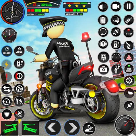 Stickman Police Motor Bike Gangster Crime Chase Games: Bike Chase 3D ...