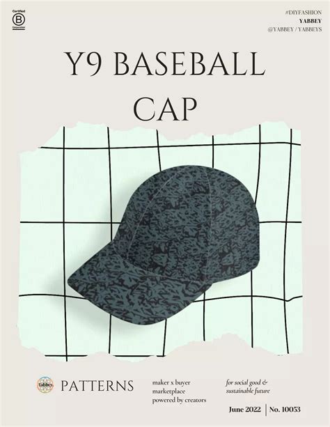 Image result for Baseball Cap Sewing Patterns