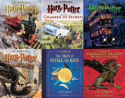 Harry Potter Illustrated Collection (Pack of 6) by J.K. Rowling | Goodreads