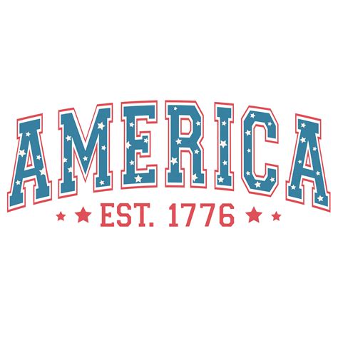 America png sublimation file 4th of july apparel print for independence ...