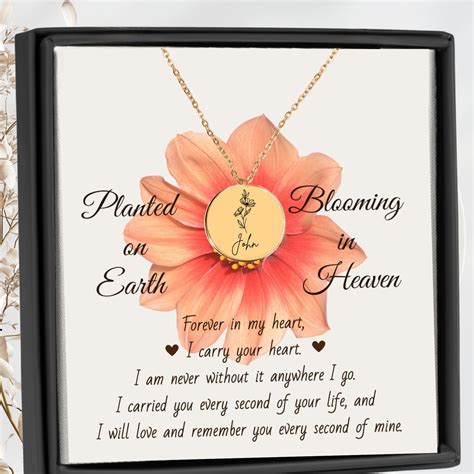 Baby’s Breath Miscarriage Gift, Grieving Mom Gift Necklace, Miscarriage ...