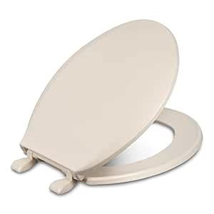 Centoco 1200-106-A Plastic Round Toilet Seat with Closed Front, Bone ...