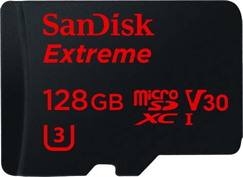 SanDisk Extreme 128GB microSDXC UHS-I Card with Adapter (SDSQXVF-128G ...