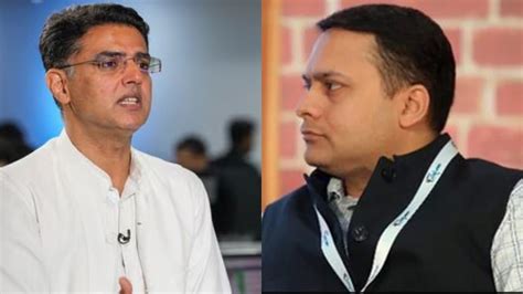 Congress leader Sachin Pilot slams Amit Malviya over 'Rajesh Pilot ...