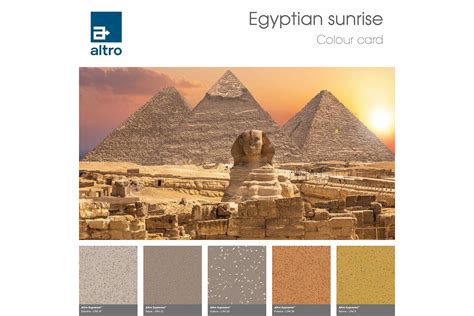 Altro Suprema Colour card - Landmarks -Egyptian sunrise | Altro UK