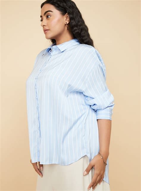 Buy Women Striped Oversized Shirt Online at just Rs. 999.0 ...