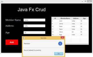 +JavaFX Contact Addressbook 的图像结果