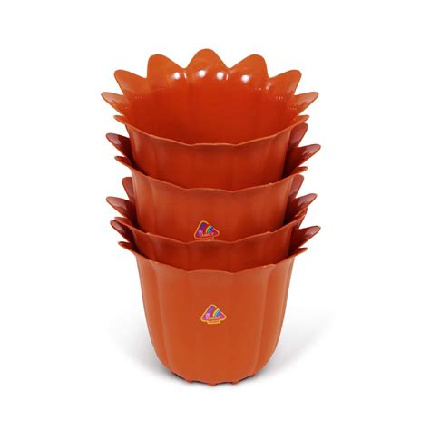 FAMILY PLASTICS Vinca Garden Pot - Set of 4 : Amazon.in: Garden & Outdoors