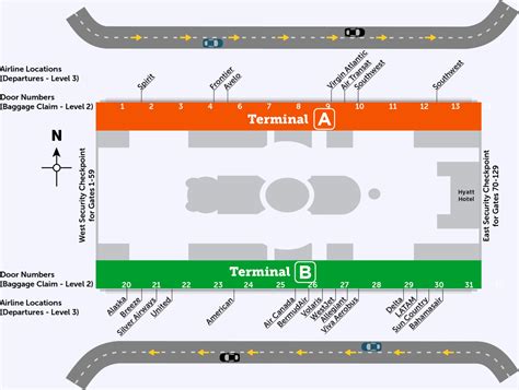 Orlando International Airport Terminal Map (2025-2024) - All Maps