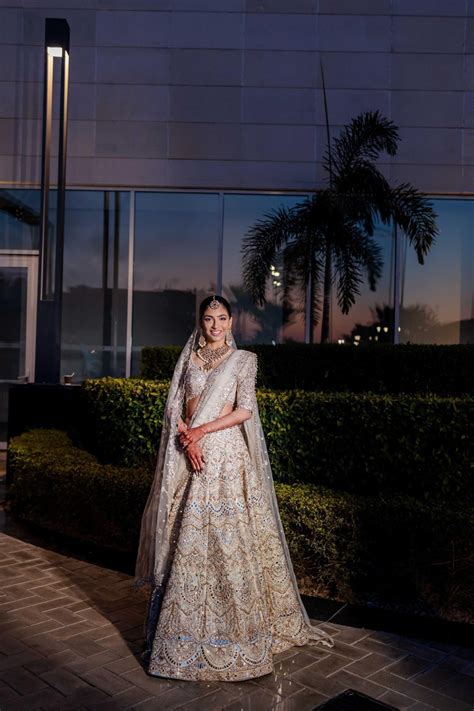 Sneha Bhatija In Our Serenade Mirror Embroidered Lehenga Set – Tamanna ...