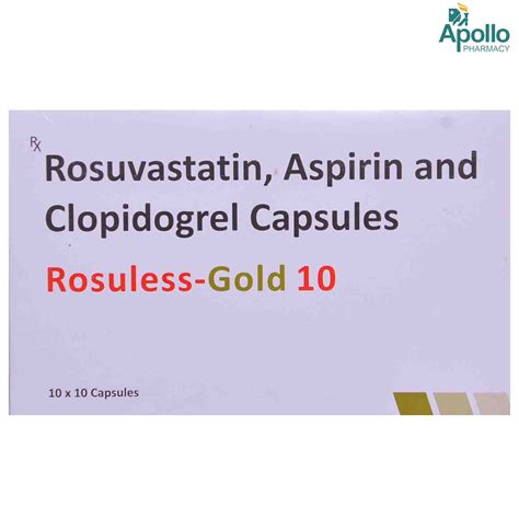 Rosuless Gold Capsule | Uses, Side Effects, Price | Apollo Pharmacy