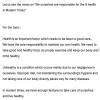 “We ourselves are responsible for our ill health in Modern times ...