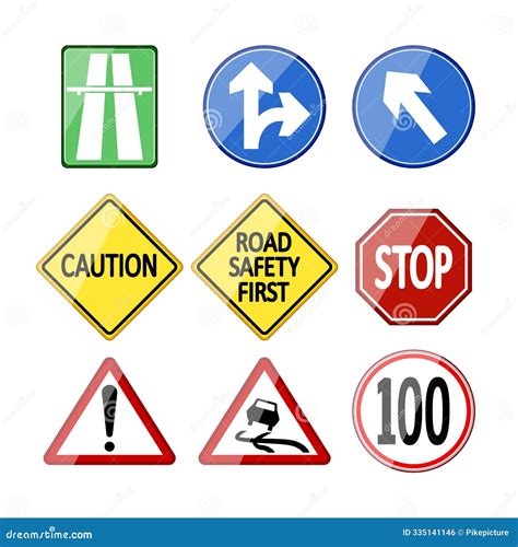 Cartoon Caution Wet Floor Sign On The Nameplate In Flat Style In Puddle ...