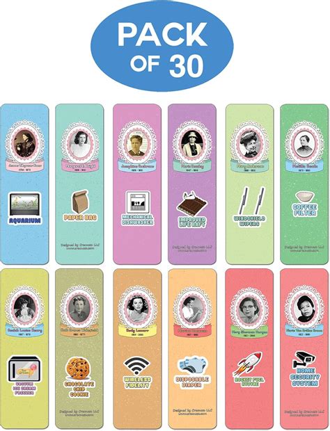 Buy Creanoso Famous Female Inventors and Their Inventions Educational ...