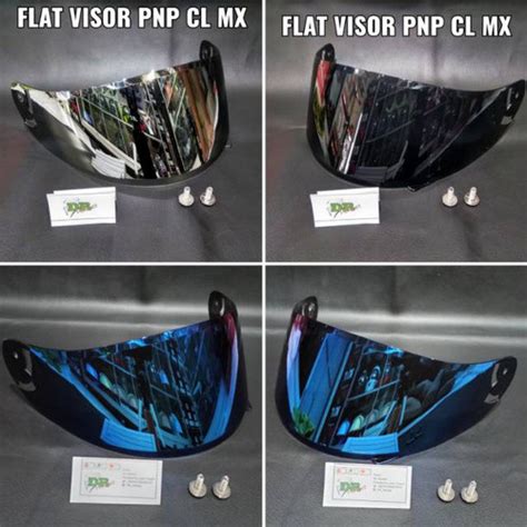 Jual Flat visor untuk helm ink cl max / basic visor r10 merk handarb ...