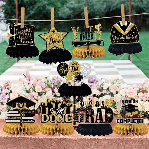 AQJUNONG 9PCS Graduation Party Decorations Class of India | Ubuy